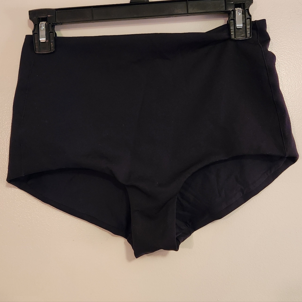 Left On Friday Black Boy Shorts Swim Bottoms Size L